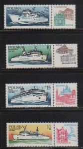 Poland MNH sc# 2729-32 Ships 08CV $1.25