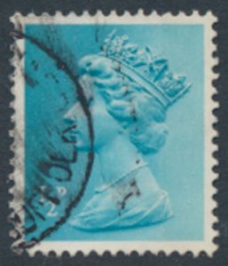 GB  Machin ½p X841 2 bands  Used SC# MH22  see scans & details