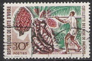 Ivory Coast #254 Cabbage Tree Used