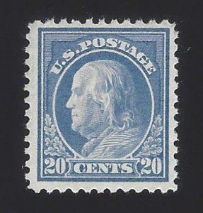 US #515 1917-19 Light Ultramarine Unwmk Perf 11 Mint OG LH VF Scv $42.50