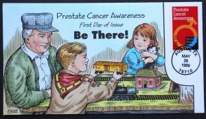 U.S. Used #3315 32c Prostate Cancer 1998 Collins First Day Cover. Pristine!
