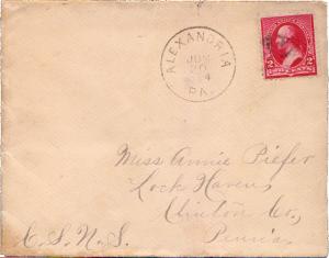 United States Pennsylvania Alexandria 1894 cork killer.