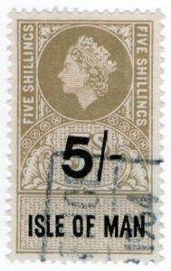 (I.B) Elizabeth II Revenue : Isle of Man 5/-