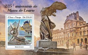 St Thomas - 2018 Louvre Museum - Stamp Souvenir Sheet - ST18417b