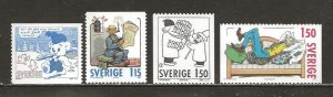 Sweden Scott catalog # 1335-1338 Mint NH