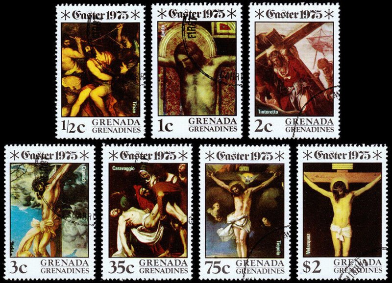 Grenada Grenadines Scott 59-65 (1975) Cancelled To Order VF Complete Set C