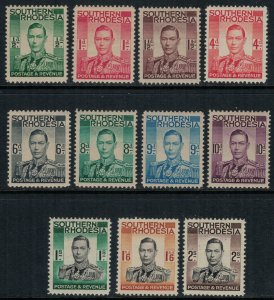 Southern Rhodesia #42-52*  CV $31.05  couple no gum