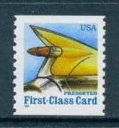 2908 15c Auto Tail Fin Fine MNH