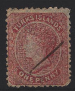 Turks Islands Sc#1 Used