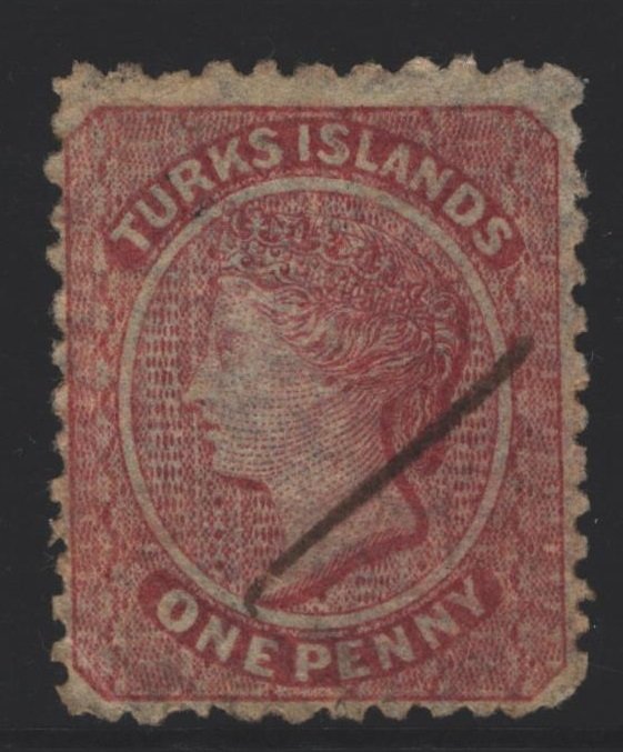 Turks Islands Sc#1 Used