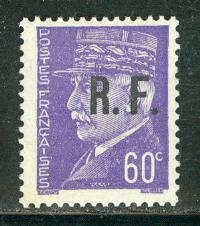France Scott # 432 with o/p R.F., mint hr, expert h/s