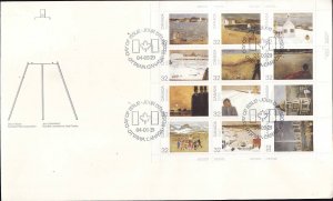 Canada-Sc#1027a-sheet on FDC-Canada Day-1984-