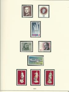 1961-1985 Berlin Unused Never Hinged Stamp Collection In Safe Album