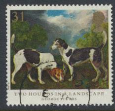 Great Britain SG 1533  Used  - Dogs George Stubbs Painting