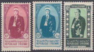 SYRIA Sc # 286-7, C98.2 CPL VLH SET - PRESIDENT TAJ EDDIN HASSANI