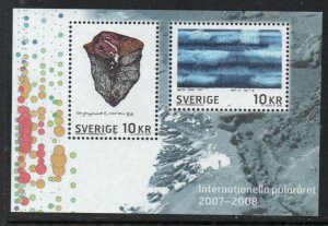Sweden Sc 2552 2007 International Polar Year stamp sheet mint NH