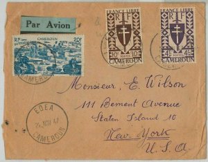 44783 - CAMERA Cameroon - POSTAL HISTORY - ENVELOPE by EDEA 1947-