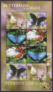 2020 Penrhyn Island 922-925KL Butterflies 40,00 €