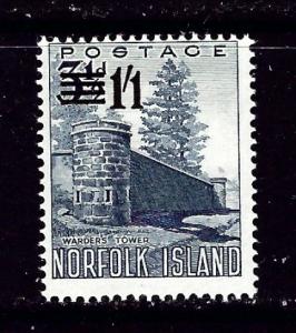 Norfolk Is 2 Hinged 1960 Surcharge