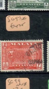 MALAYA KELANTAN (P1507B) SULTAN   2C   SG 97       VFU 