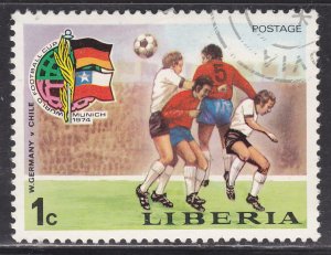 Liberia 675 World Cup Soccer 1974