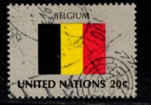 United Nations - #388 Flag - Belgium - Used