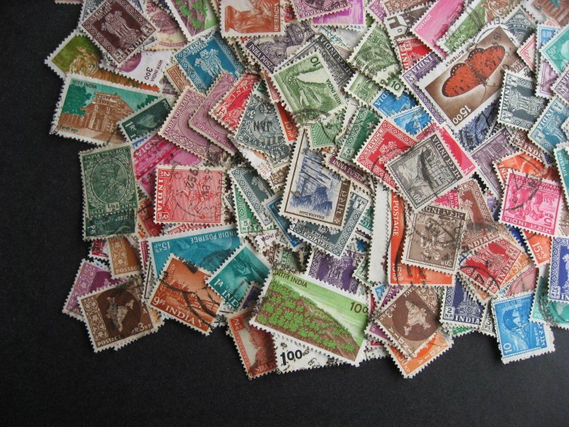 Hoard breakup mixture 400 commoner India. Duplicates & mixed condition 