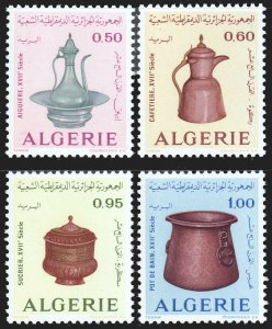 Algeria #527-530  MNH - 17th Century Copperware (1974)