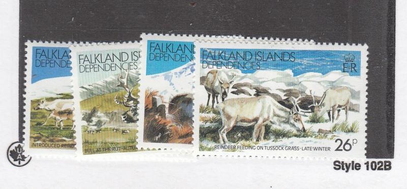 FALKLAND ISLAND DEPENDENCIES # 1L62-1L65 MNH