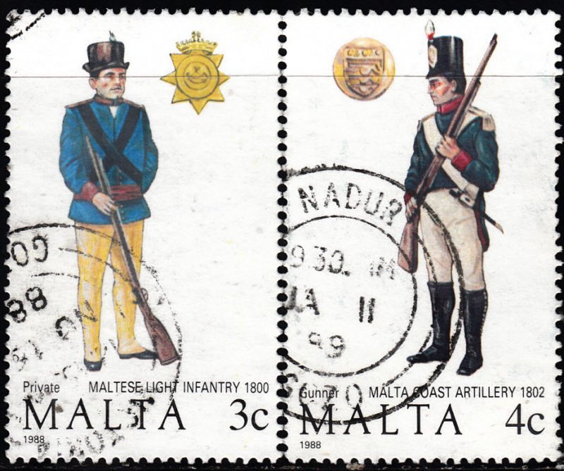 Malta #723-726 Used