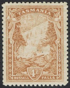 TASMANIA 1905 RUSSELL FALLS 4D WMK CROWN/A SIDEWAYS