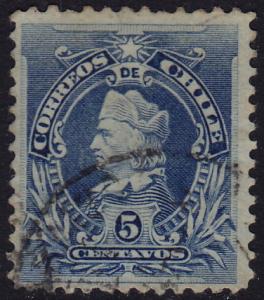 Chile - 1901 - Scott #53 - used - Columbus