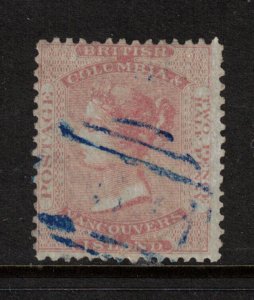 British Columbia #2a Used Fine - Pale Dull Rose Shade