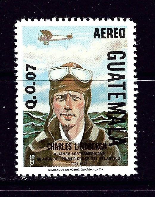 Guatemala C742 MNH 1981 Charles Lindbergh