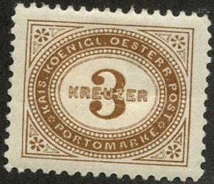 Austria, Scott #J3, Unused, Hinged