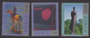 NORWAY SG1318/20 1998 CONTEMPORARY ART MNH