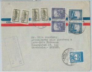 74419 - COLOMBIA - POSTAL HISTORY -  COVER to SWEDEN  1940's