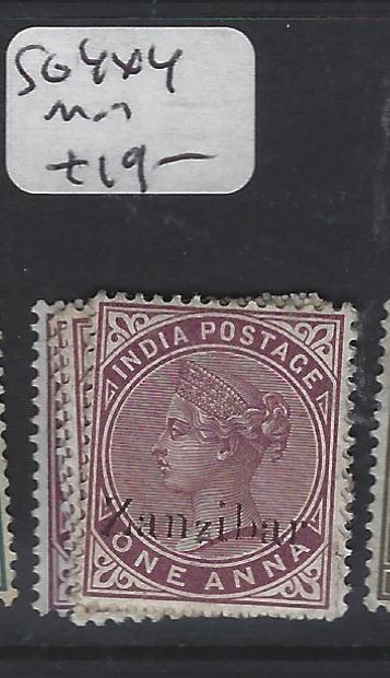  ZANZIBAR  (PP0809B) QV ON INDIA 1A    SG 4 X4   ASST  MOG  