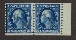 U.S. - 447 - Margin Pair - Fine/Very Fine - Used (catalog value 375.00)