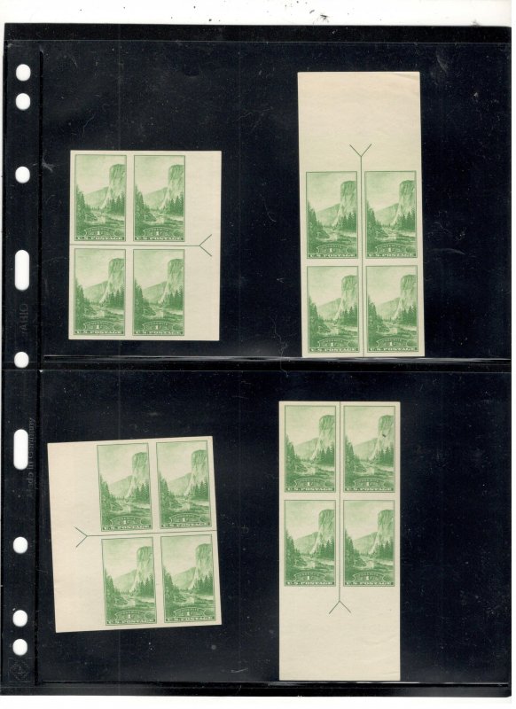 US SCOTT# 756 ARROW BLOCK OF 4 COLLECTION, COMPLETE SET