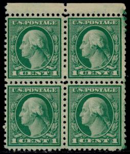 #542 VF OG NH BLOCK OF 4 CV $120.00 BQ5996