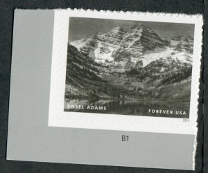 5854m Ansel Adams MNH Plate number single - PNS