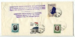 Italian Monarchical Union - 10 Lire on cover