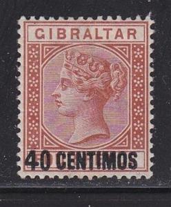 Gibraltar Scott # 36 VF-MH nice color cv $ 93 ! see pic !