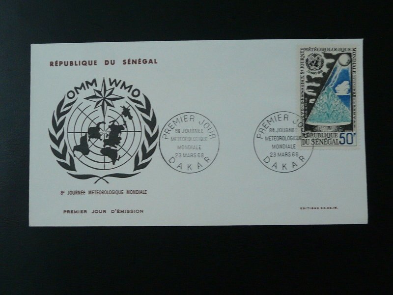 meteorology world day 1968 FDC Senegal 74420