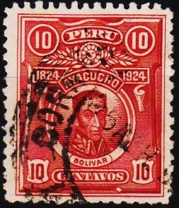 Peru. .1924 10c S.G.444 Fine Used