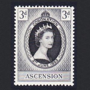 Ascension Queen Elizabeth II Coronation 1v MH SG#56 SC#61