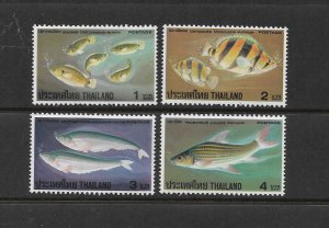 FISH - THAILAND #849-52  MNH