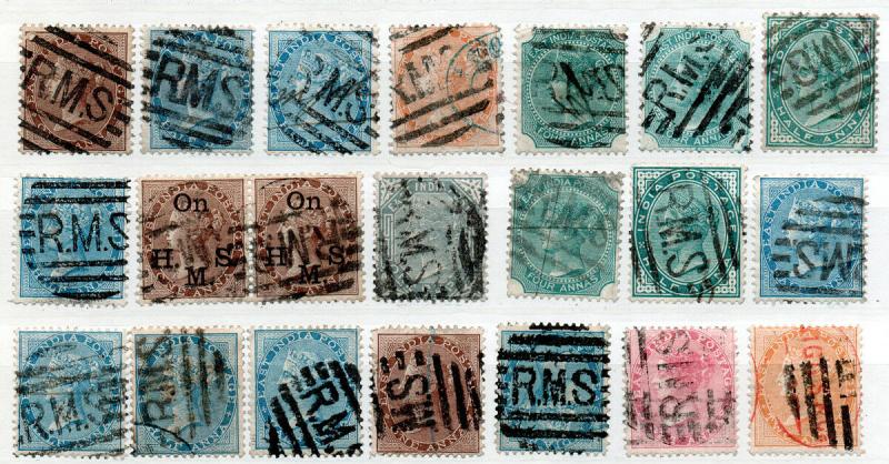 (I.B) India Postal : RMS Postmark Collection