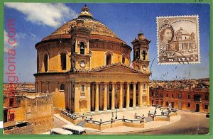 14721 - MALTA - MAXIMUM CARD - architecture-